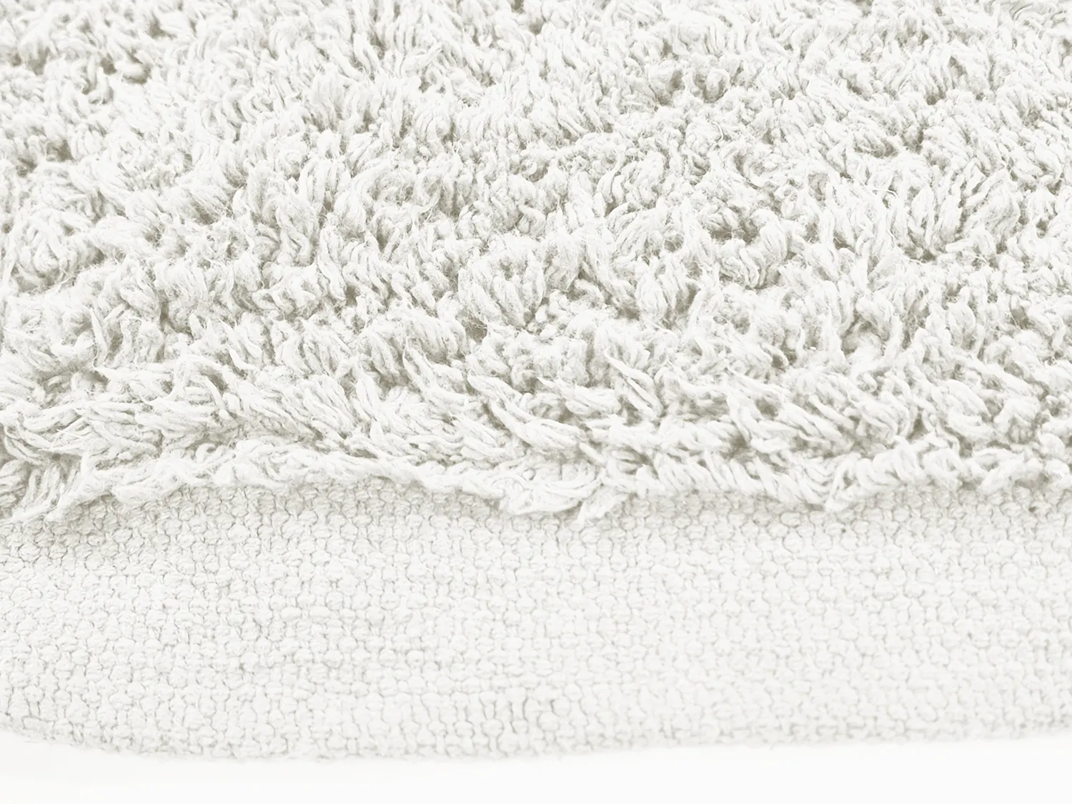 Alfombras redondeadas - Alexa Natural Cotton Shaggy (offwhite)