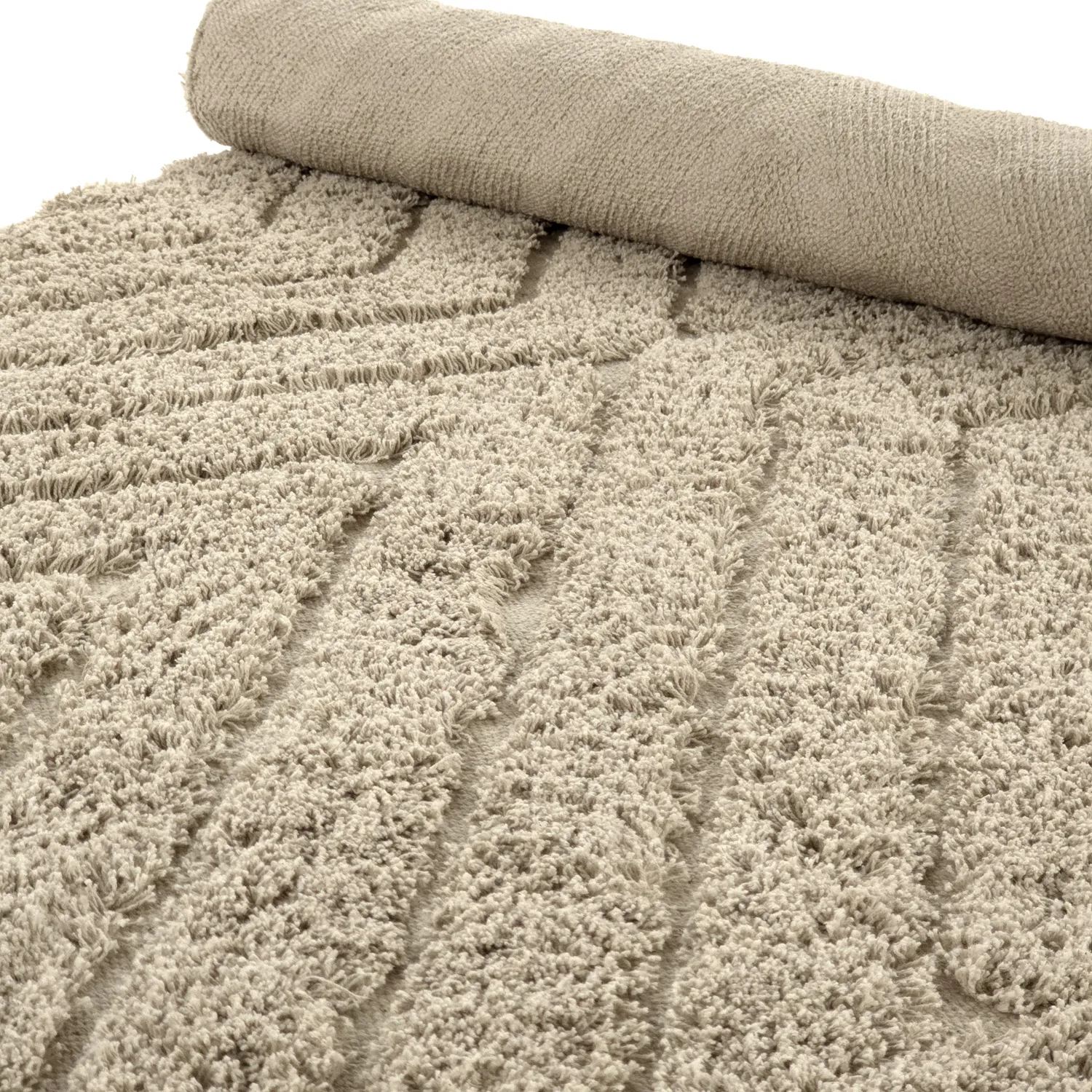 Alfombras de pelo largo - Amberley Natural Cotton Shaggy (beige)