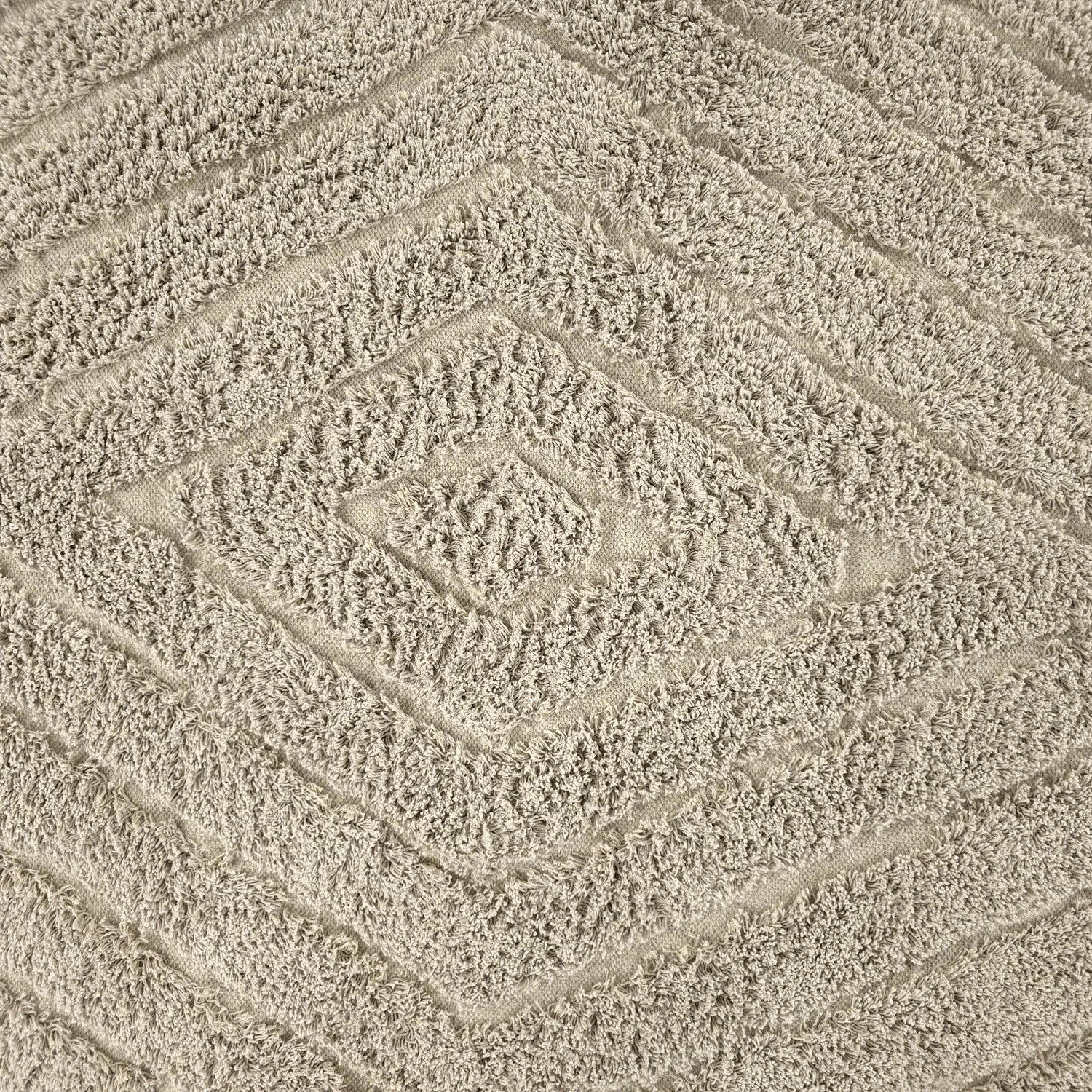 Alfombras redondeadas - Amberley Natural Cotton Shaggy (beige)