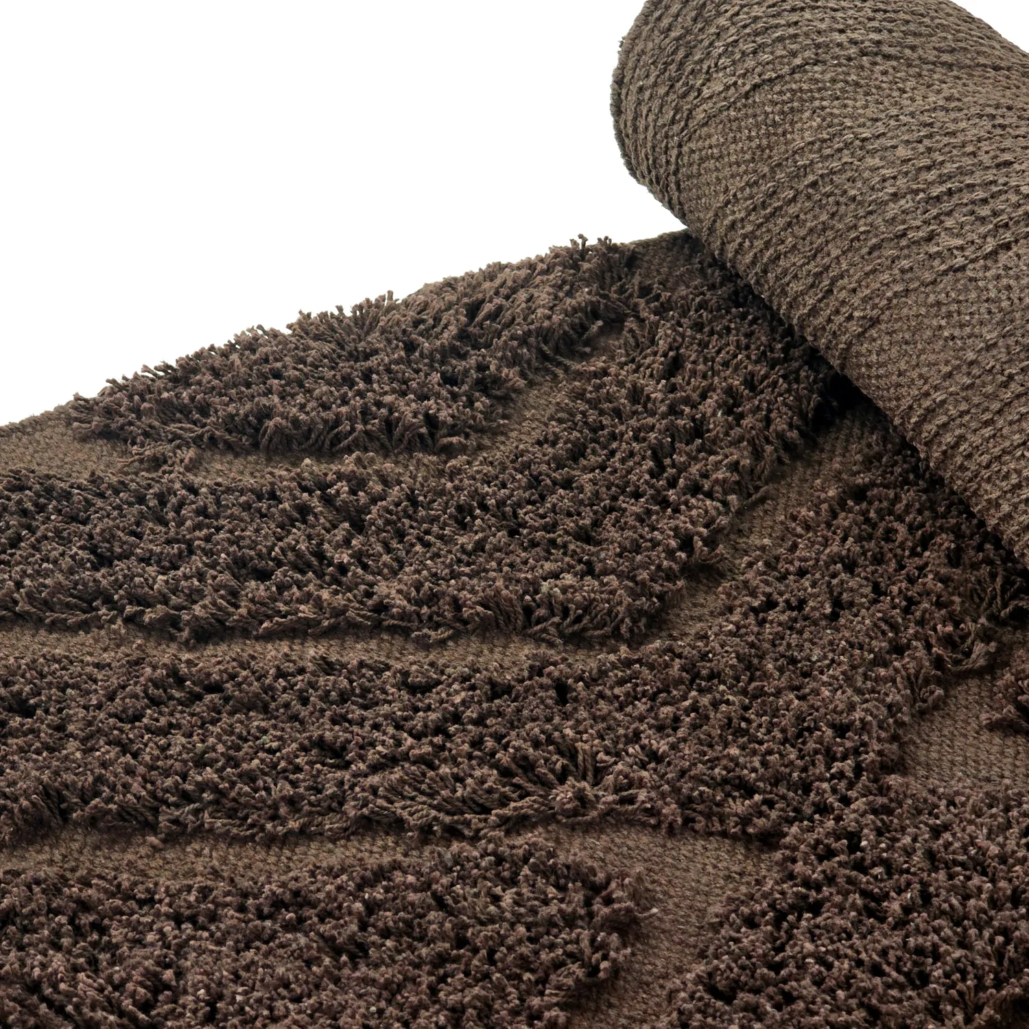 Alfombras de pelo largo - Amberley Natural Cotton Shaggy (marrón)
