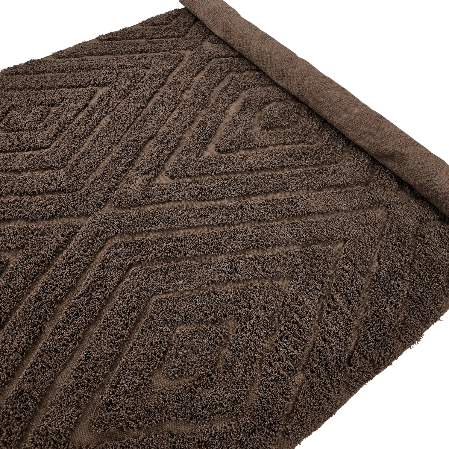 Alfombras de pelo largo - Amberley Natural Cotton Shaggy (marrón)