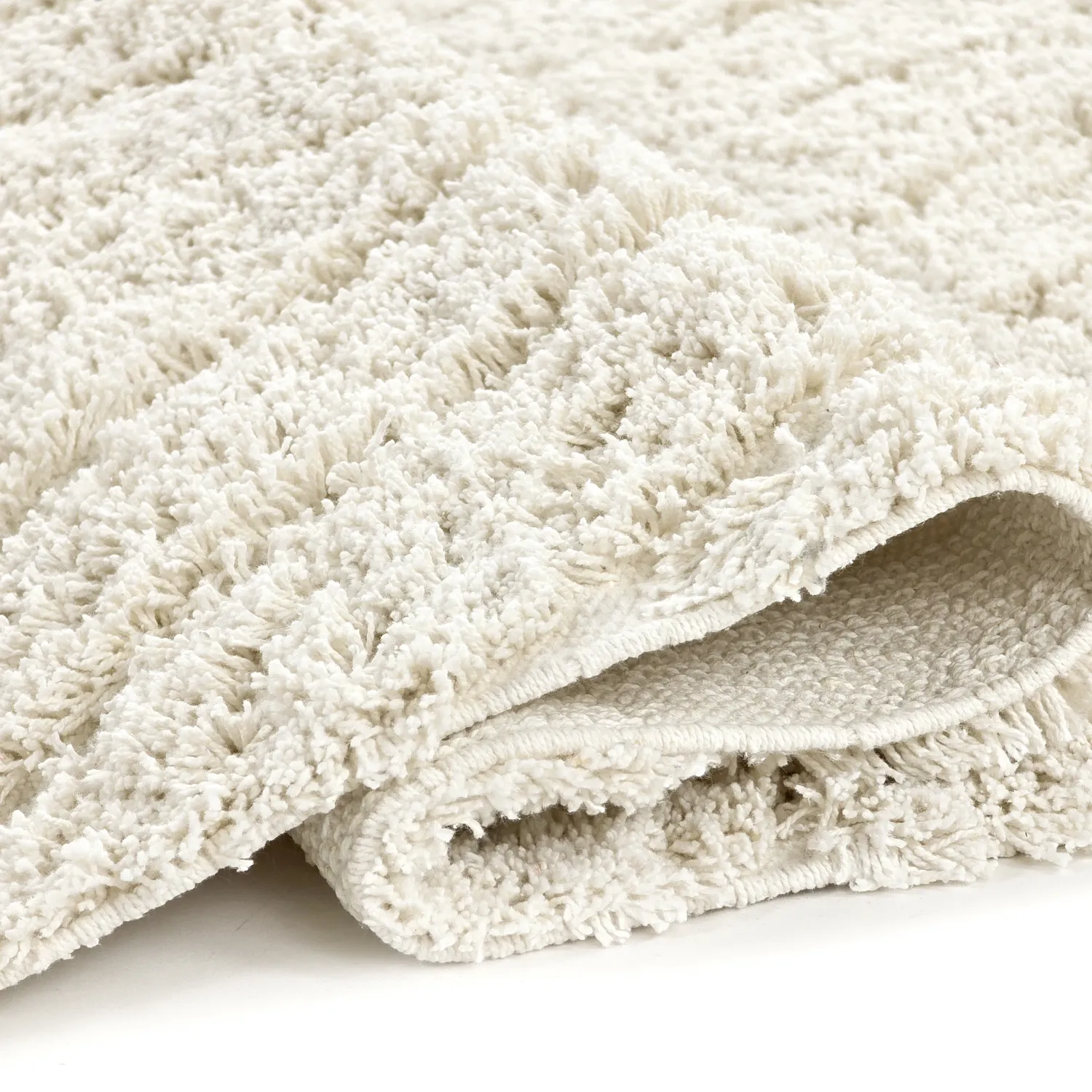 Alfombras de pelo largo - Amberley Natural Cotton Shaggy (blanquecino)