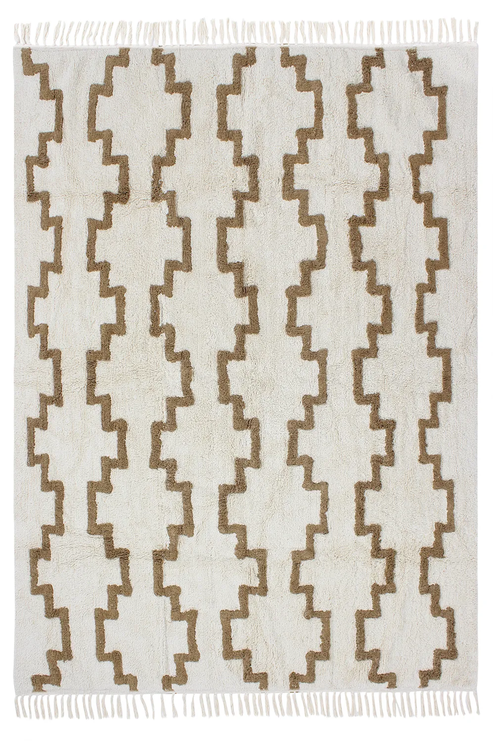 Alfombras de pelo largo - Arlon Natural Cotton Shaggy (beige)