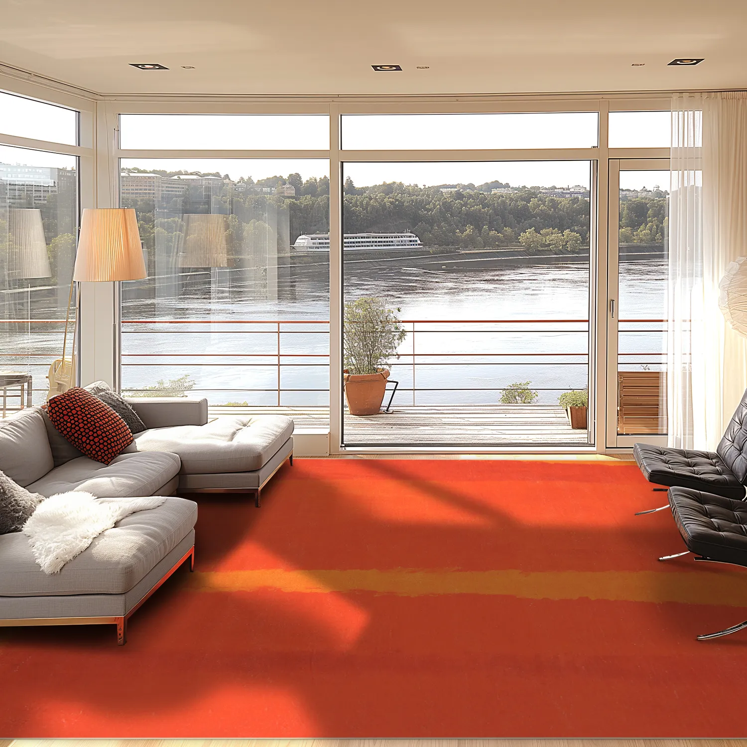 Alfombra Wilton - Asti (naranja)
