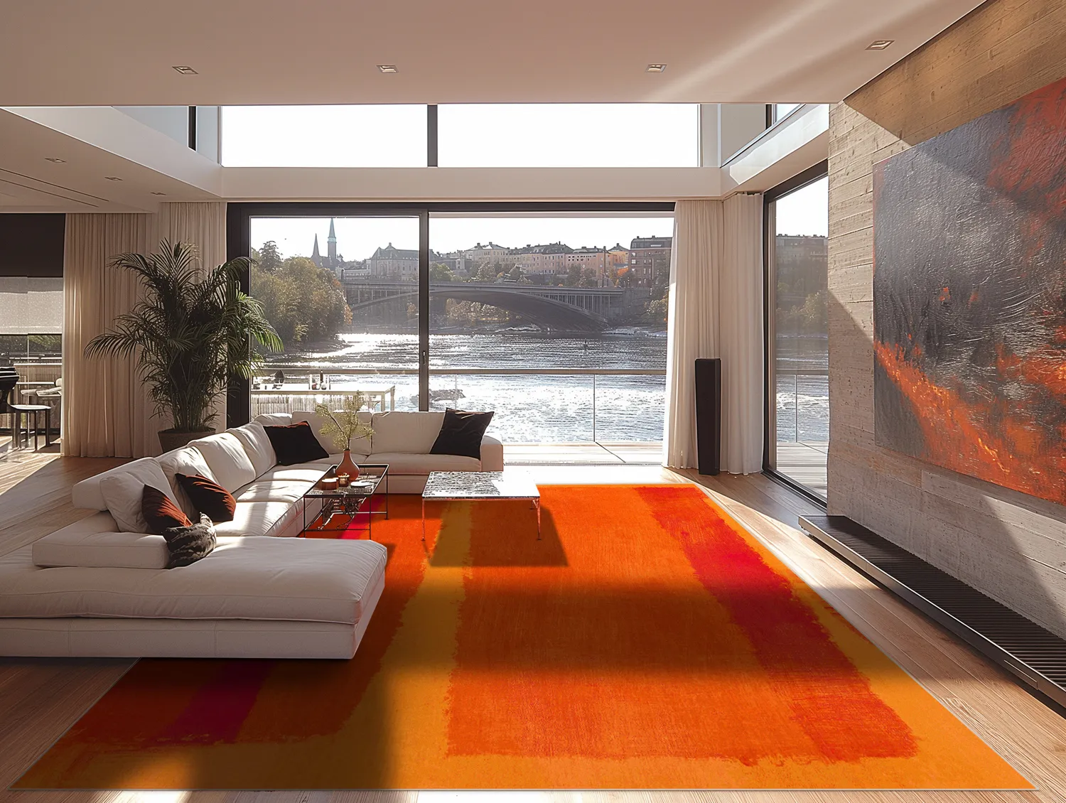 Alfombra Wilton - Asti (naranja)