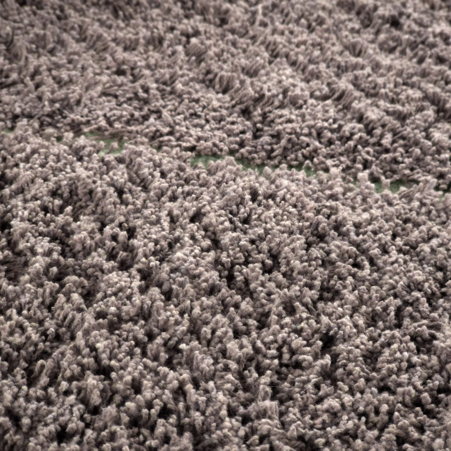 Alfombras de pelo largo - Bellevue Natural Cotton Shaggy (topo/verde)