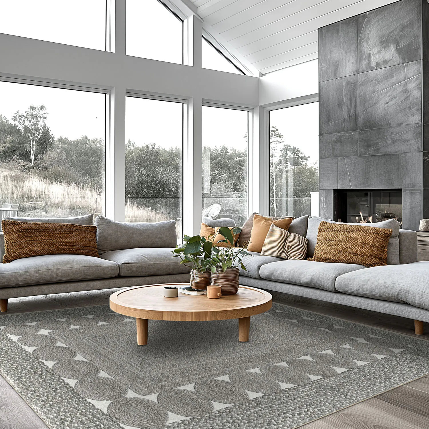 Alfombra Wilton - Bellezza (gris)