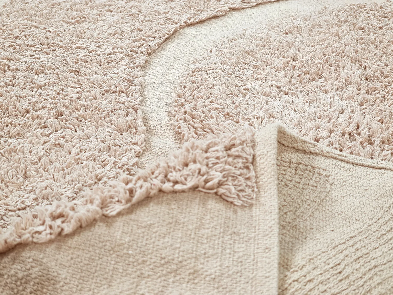 Alfombras de pelo largo - Bonnie Natural Cotton Shaggy (beige)