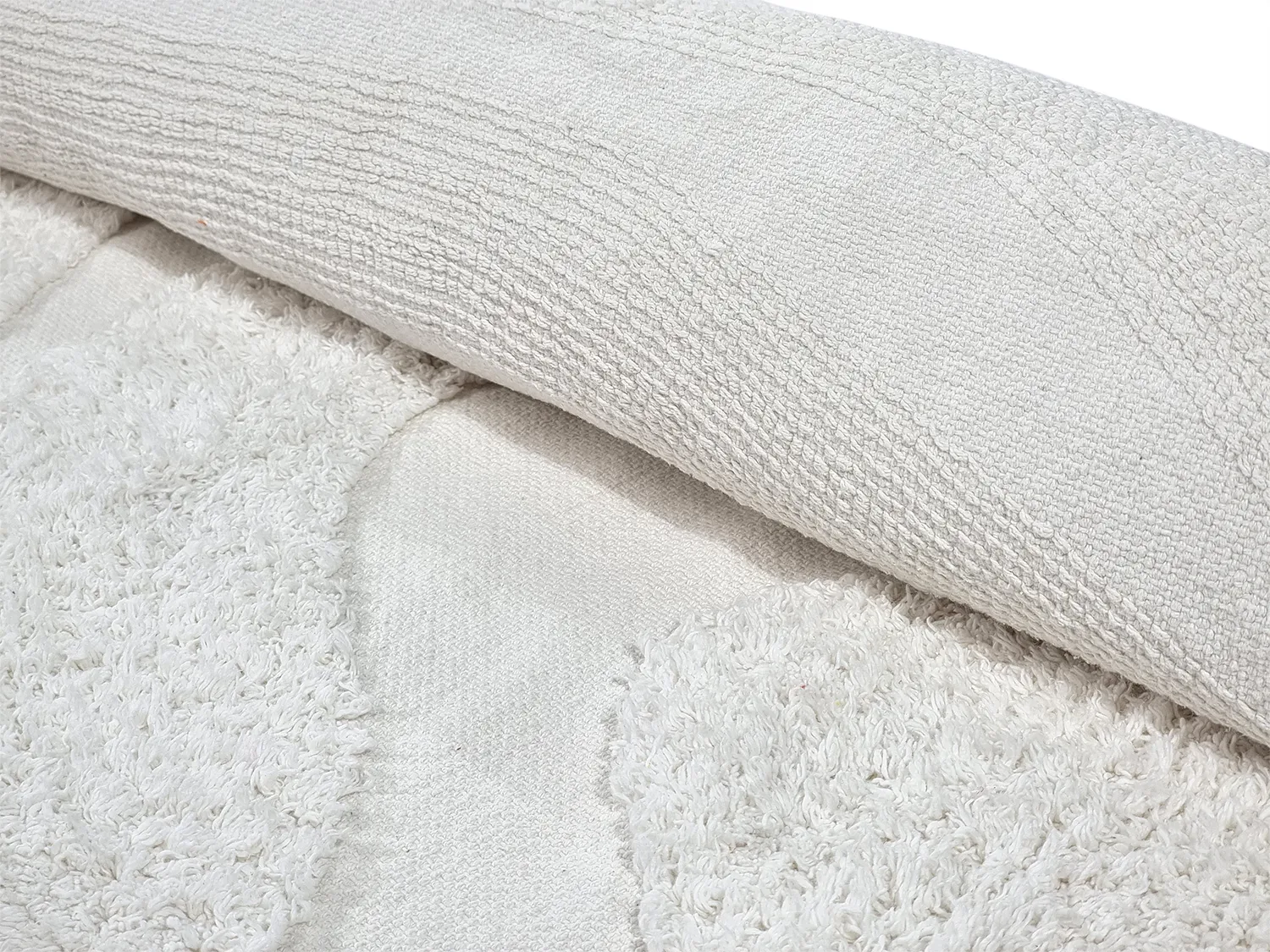 Alfombras de pelo largo - Bonnie Natural Cotton Shaggy (offwhite)