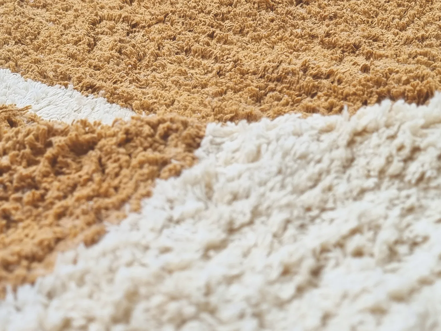 Alfombras de pelo largo - Cervia Natural Cotton Shaggy (beige)