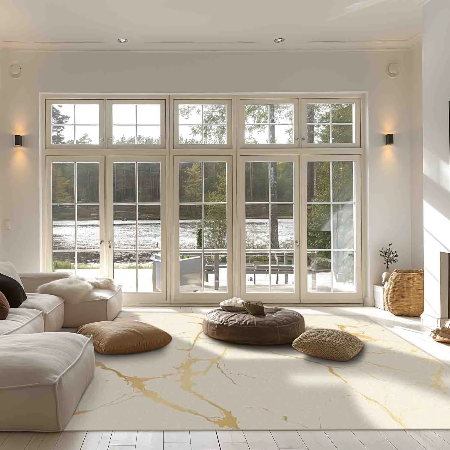 Alfombra Wilton - Cesina (beige/dorado)