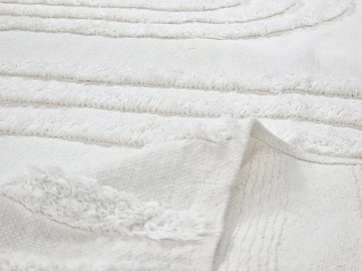 Alfombras de pelo largo - Como Natural Cotton Shaggy (offwhite)