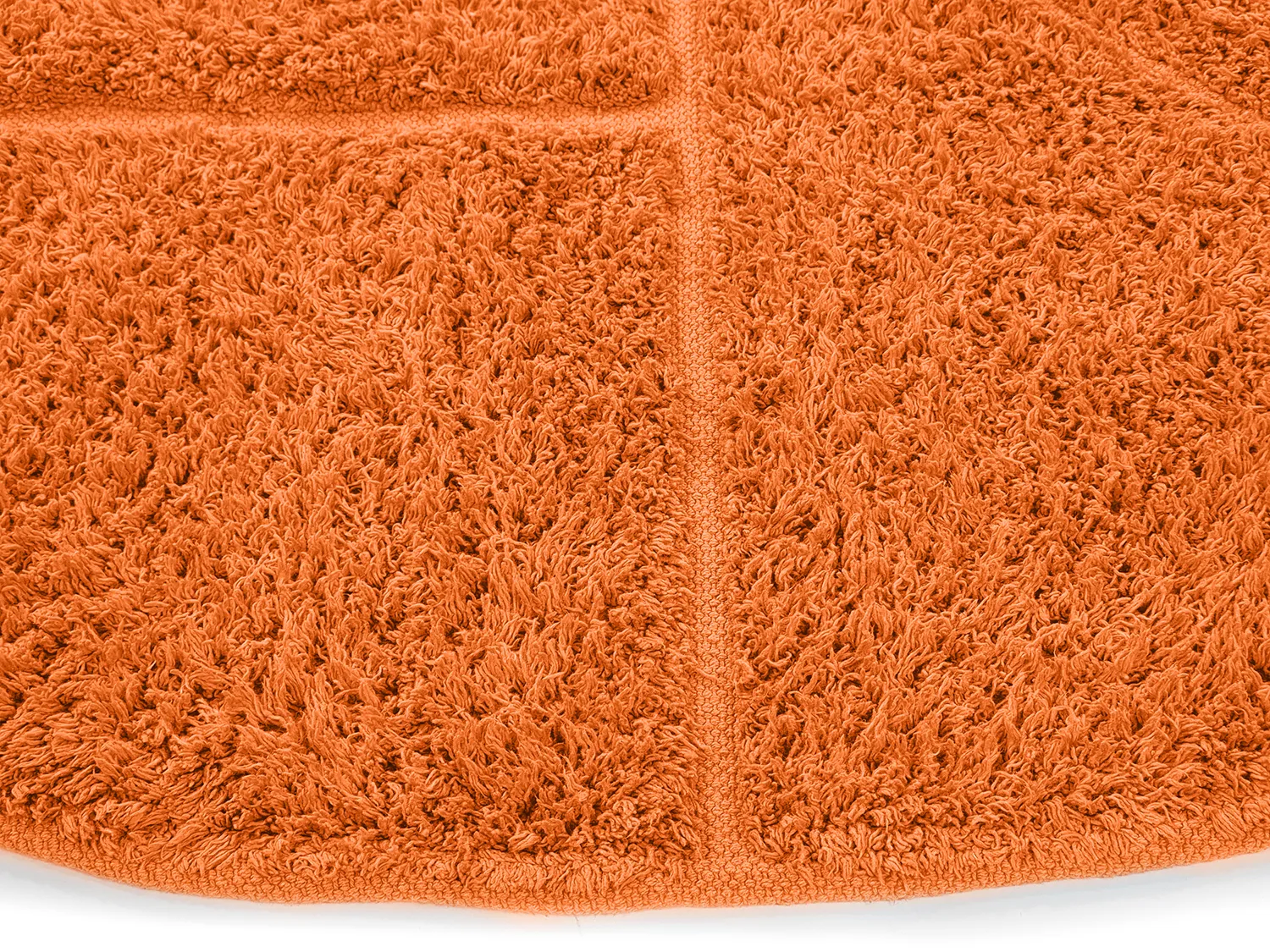 Alfombras redondeadas - Cremona Natural Cotton Shaggy (naranja)