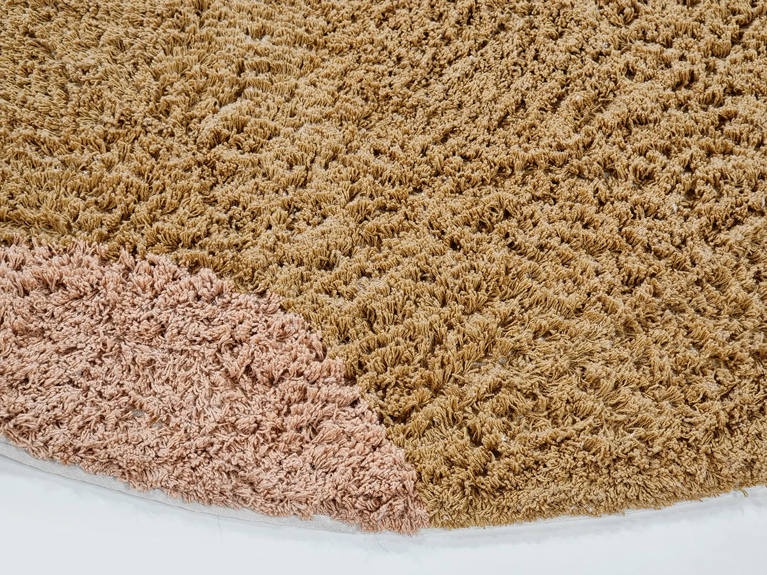 Alfombras redondeadas - Donostia Natural Cotton Shaggy (multi)