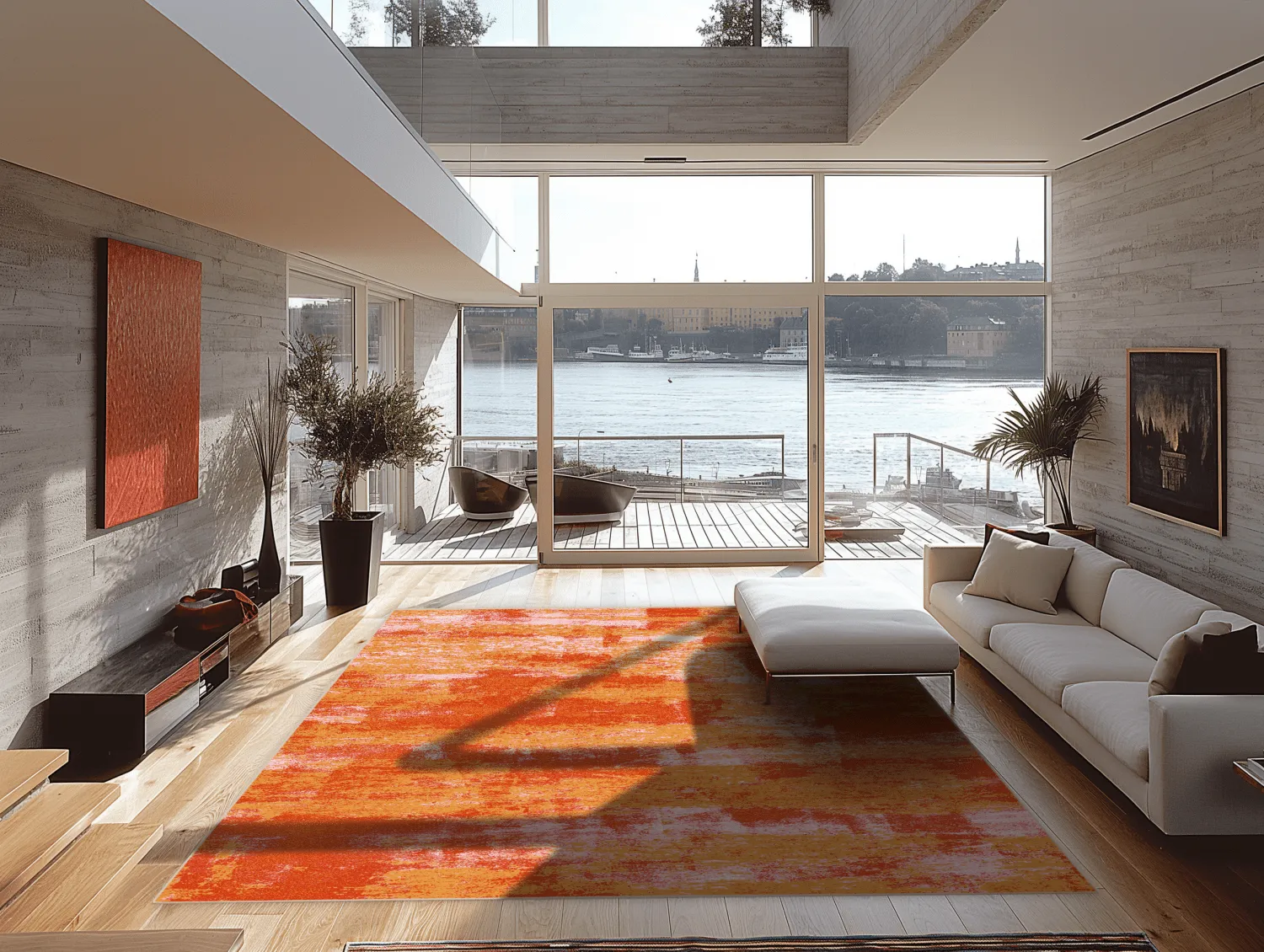 Alfombra Wilton - Drew (naranja)