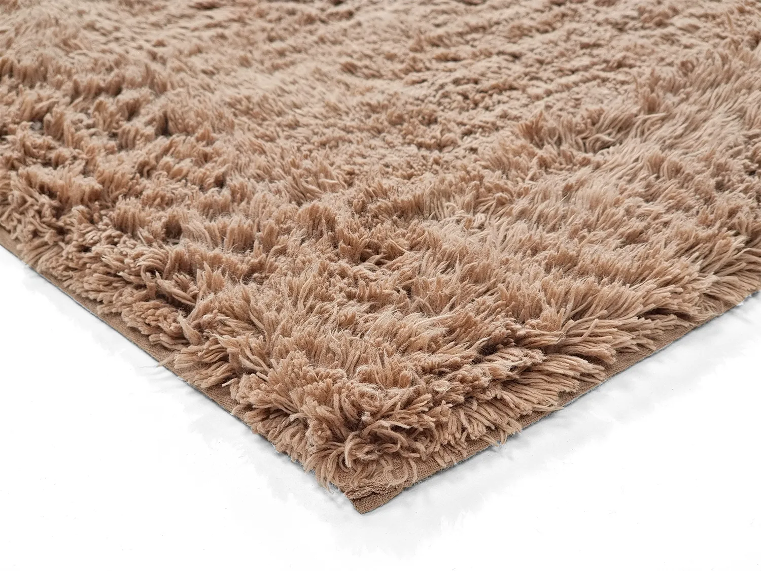 Alfombras de pelo largo - Ebba Natural Cotton Shaggy (marrón)