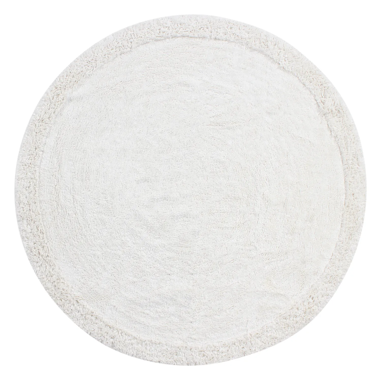 Alfombras redondeadas - Ebba Natural Cotton Shaggy (offwhite)