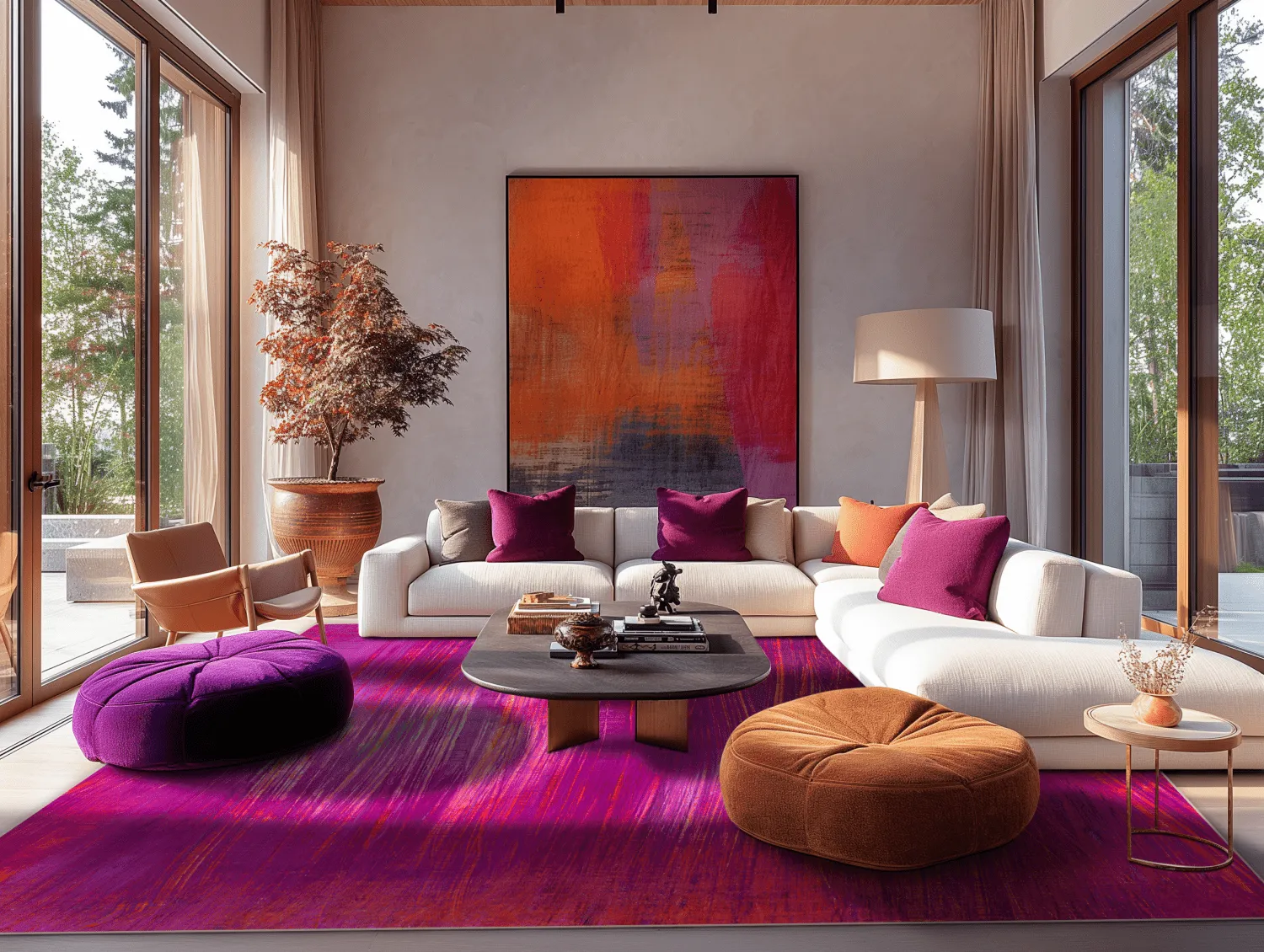 Alfombra Wilton - Elowen (rosa)