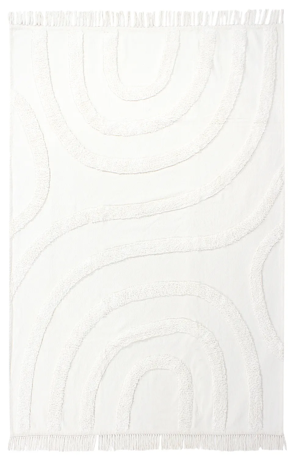 Alfombras de pelo largo - Emilia Natural Cotton Shaggy (offwhite)