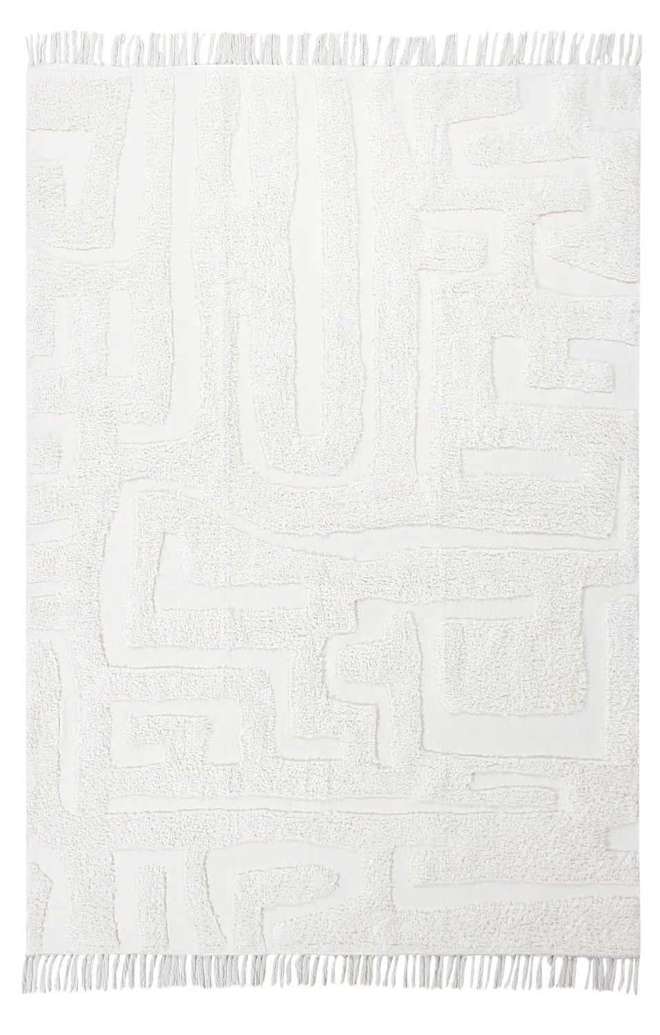 Alfombras de pelo largo - Fallon Natural Cotton Shaggy (offwhite)