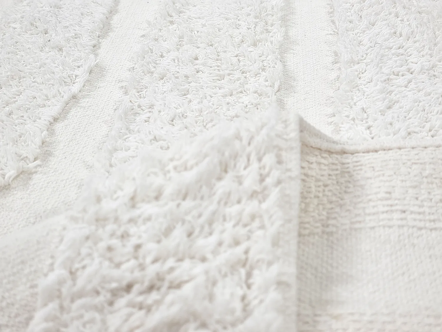 Alfombras de pelo largo - Fallon Natural Cotton Shaggy (offwhite)