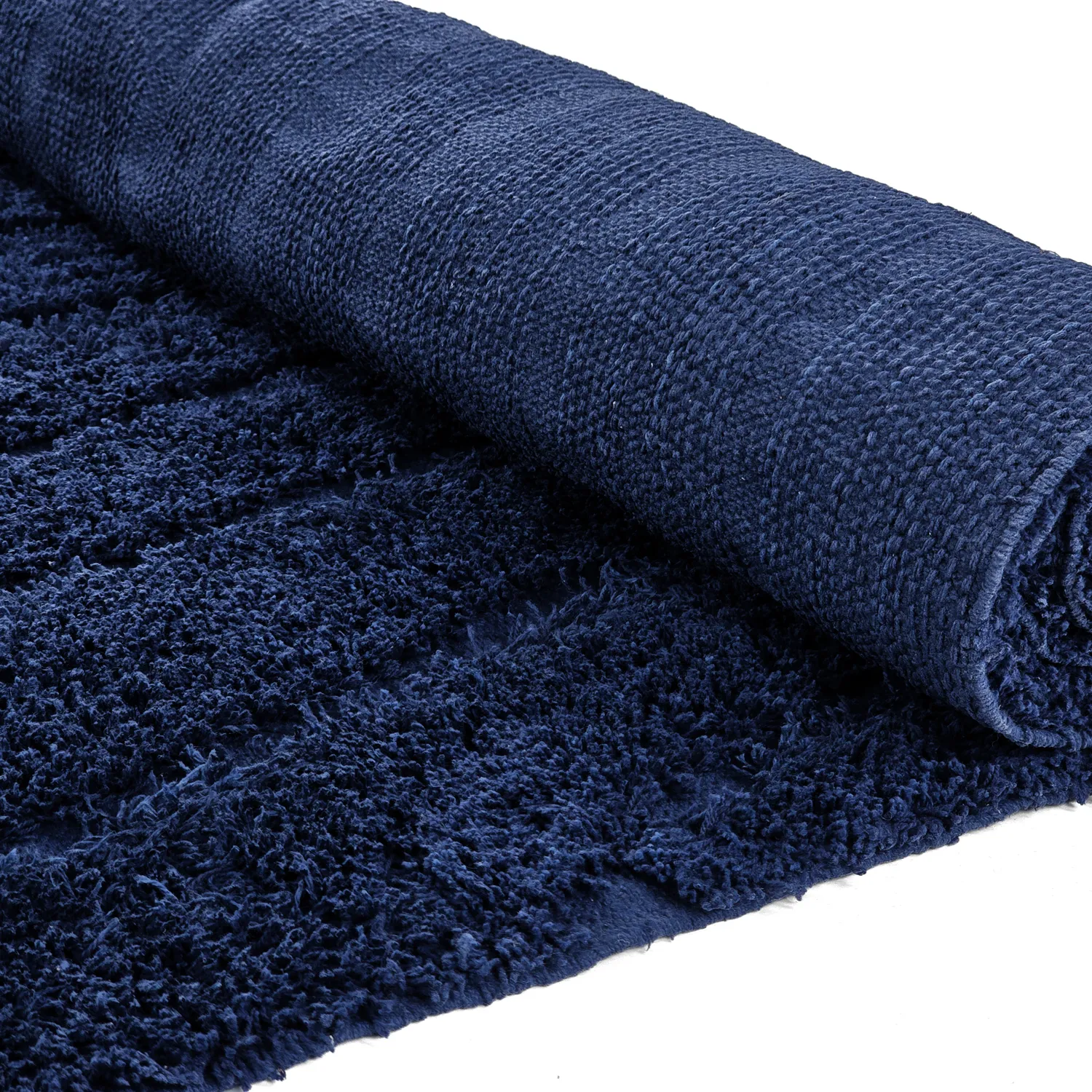Alfombras de pelo largo - Farley Natural Cotton Shaggy (azul)