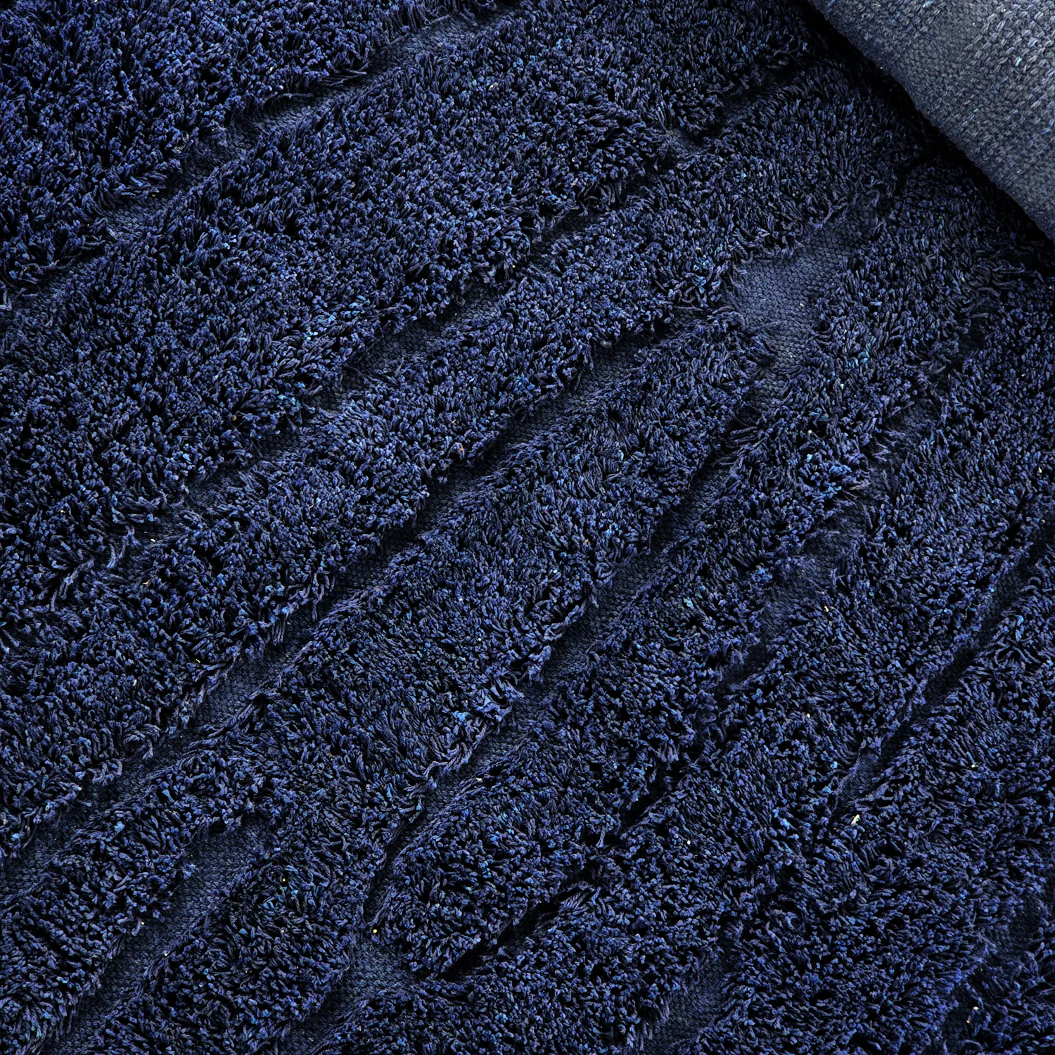 Alfombras de pelo largo - Farley Natural Cotton Shaggy (azul)