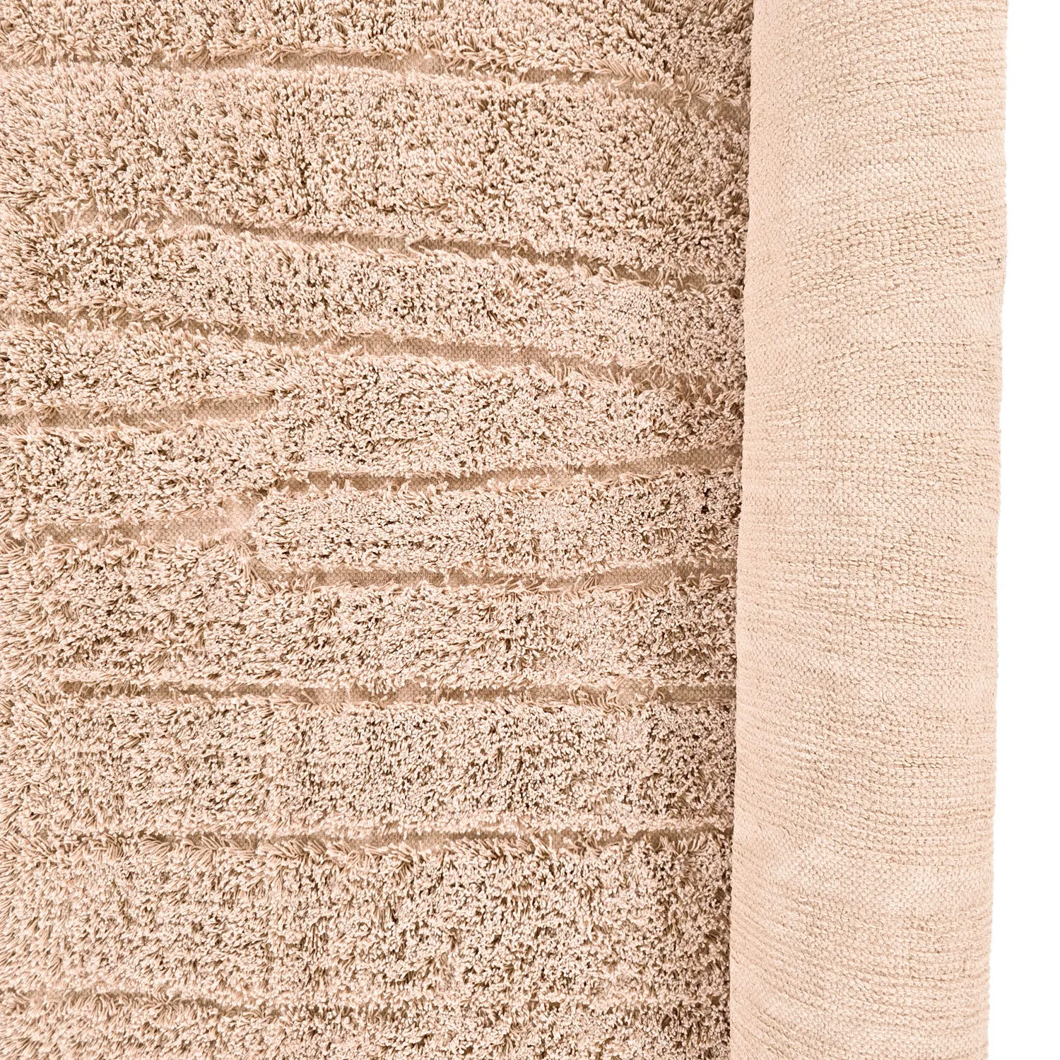 Alfombras de pelo largo - Farley Natural Cotton Shaggy (rosa)