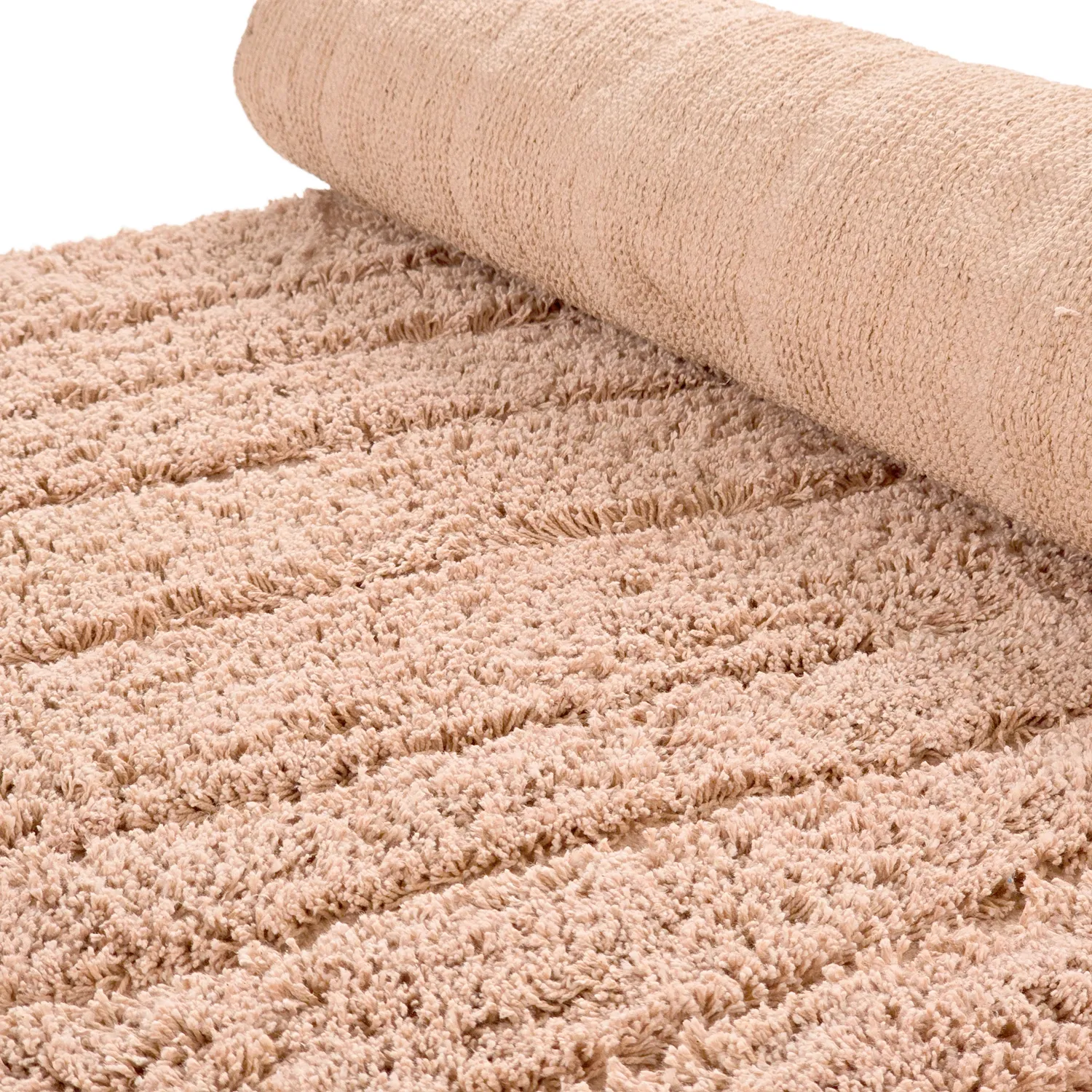 Alfombras de pelo largo - Farley Natural Cotton Shaggy (rosa)