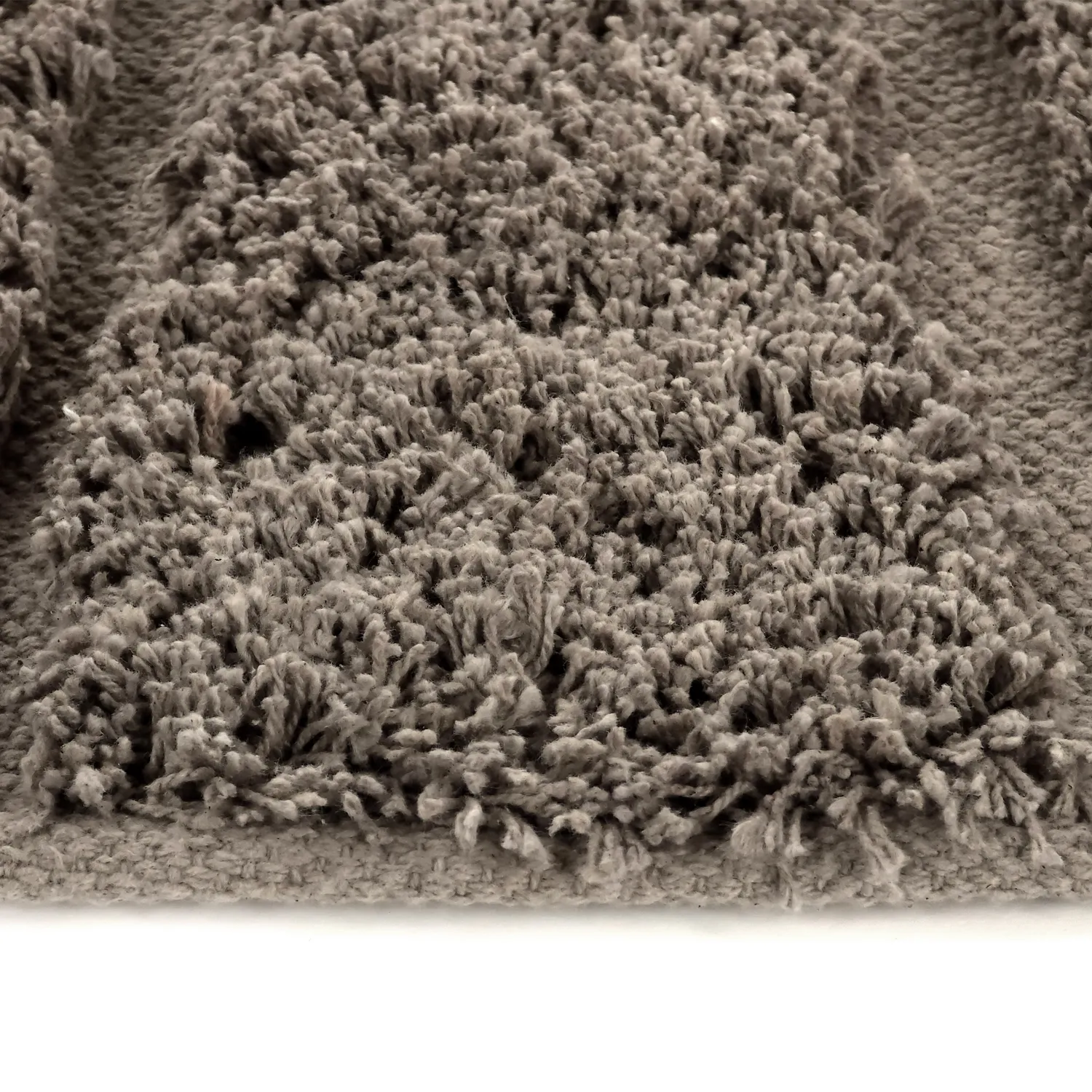 Alfombras redondeadas - Farley Natural Cotton Shaggy (gris pardo)