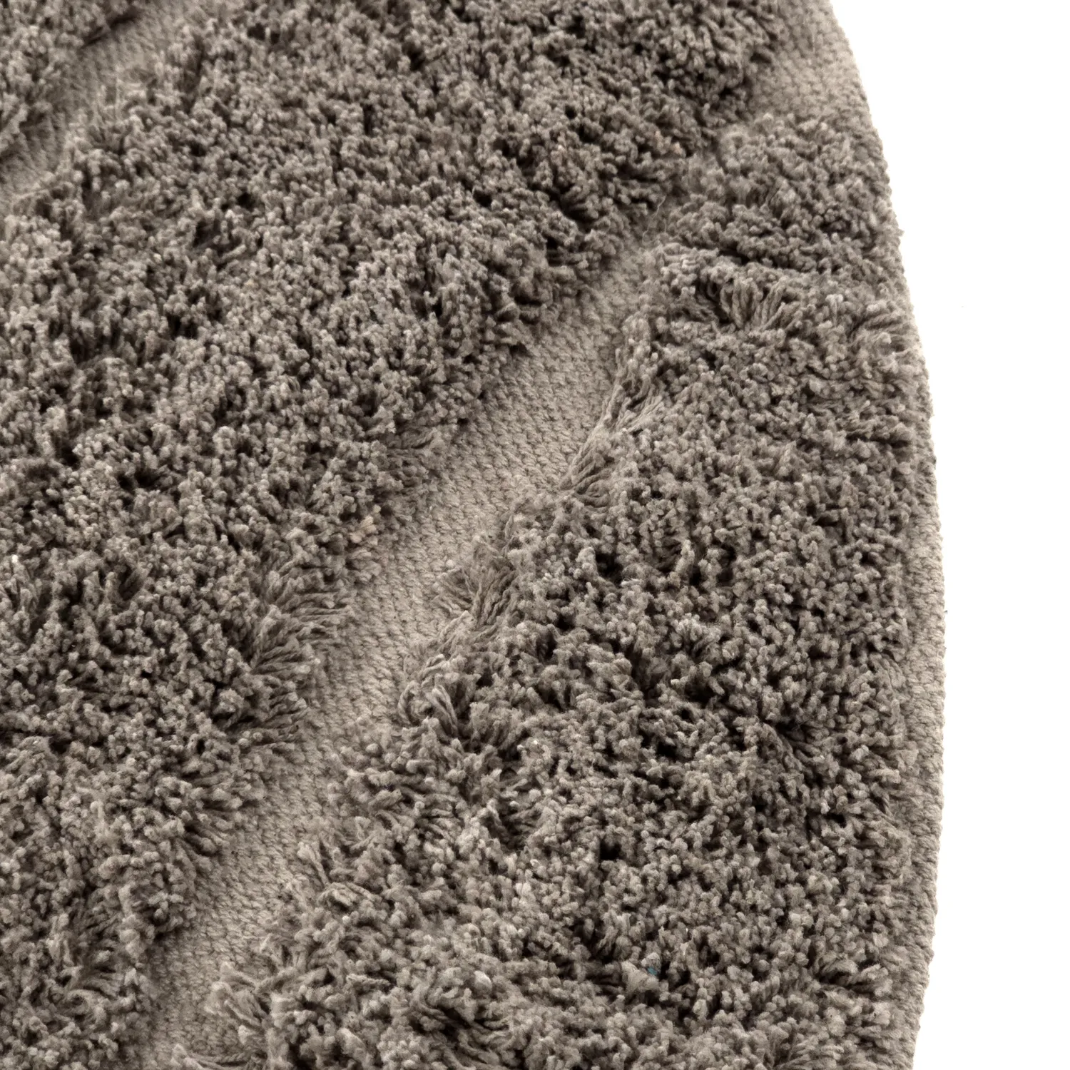 Alfombras redondeadas - Farley Natural Cotton Shaggy (gris pardo)