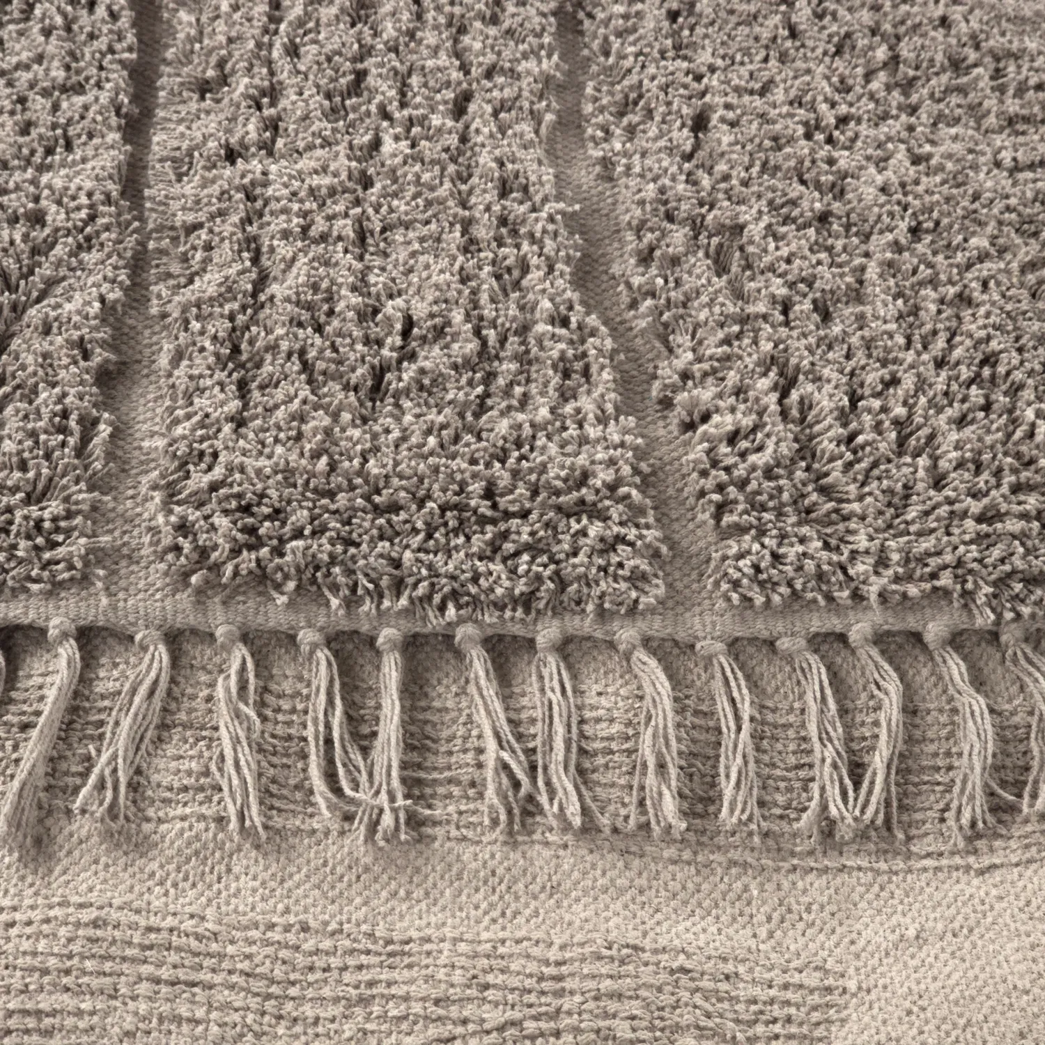 Alfombras de pelo largo - Farley Natural Cotton Shaggy (gris pardo)