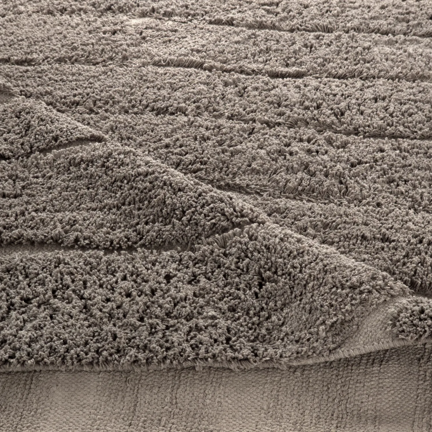 Alfombras de pelo largo - Farley Natural Cotton Shaggy (gris pardo)