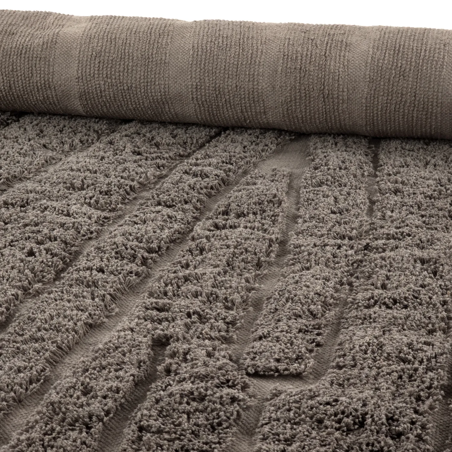 Alfombras de pelo largo - Farley Natural Cotton Shaggy (gris pardo)