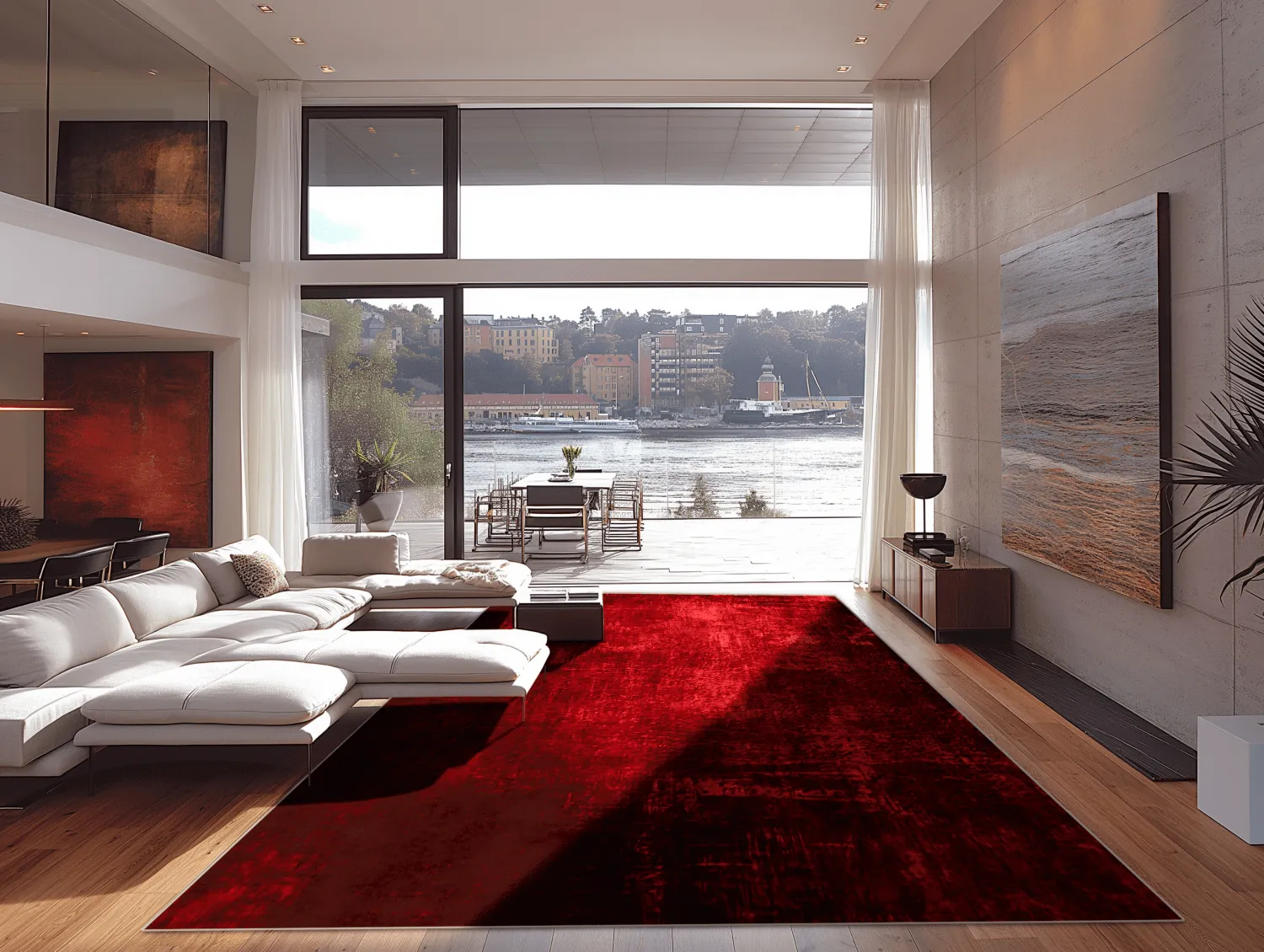 Alfombra Wilton - Frome (rojo)