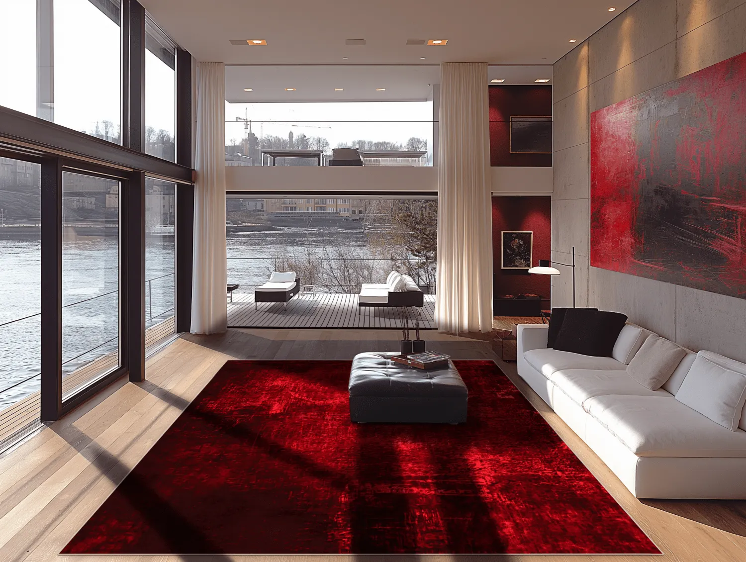 Alfombra Wilton - Frome (rojo)