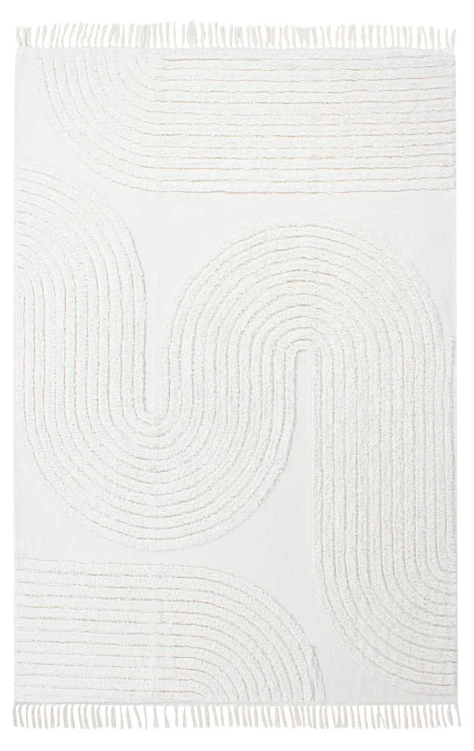 Alfombras de pelo largo - Jovie Natural Cotton Shaggy (offwhite)
