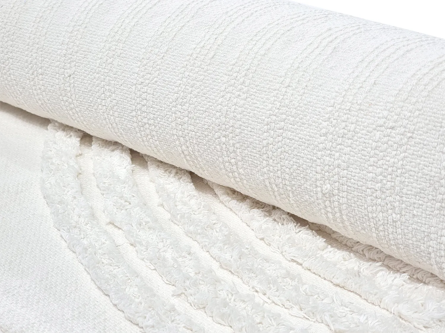 Alfombras de pelo largo - Jovie Natural Cotton Shaggy (offwhite)