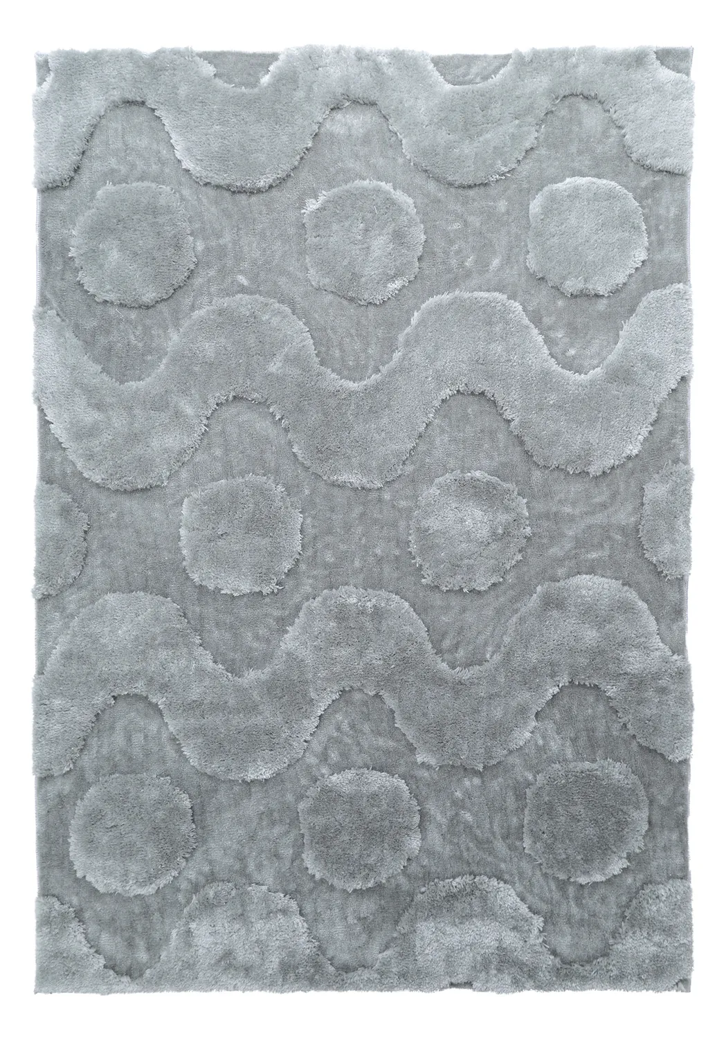 Alfombras de pelo largo - Kavala (gris claro)