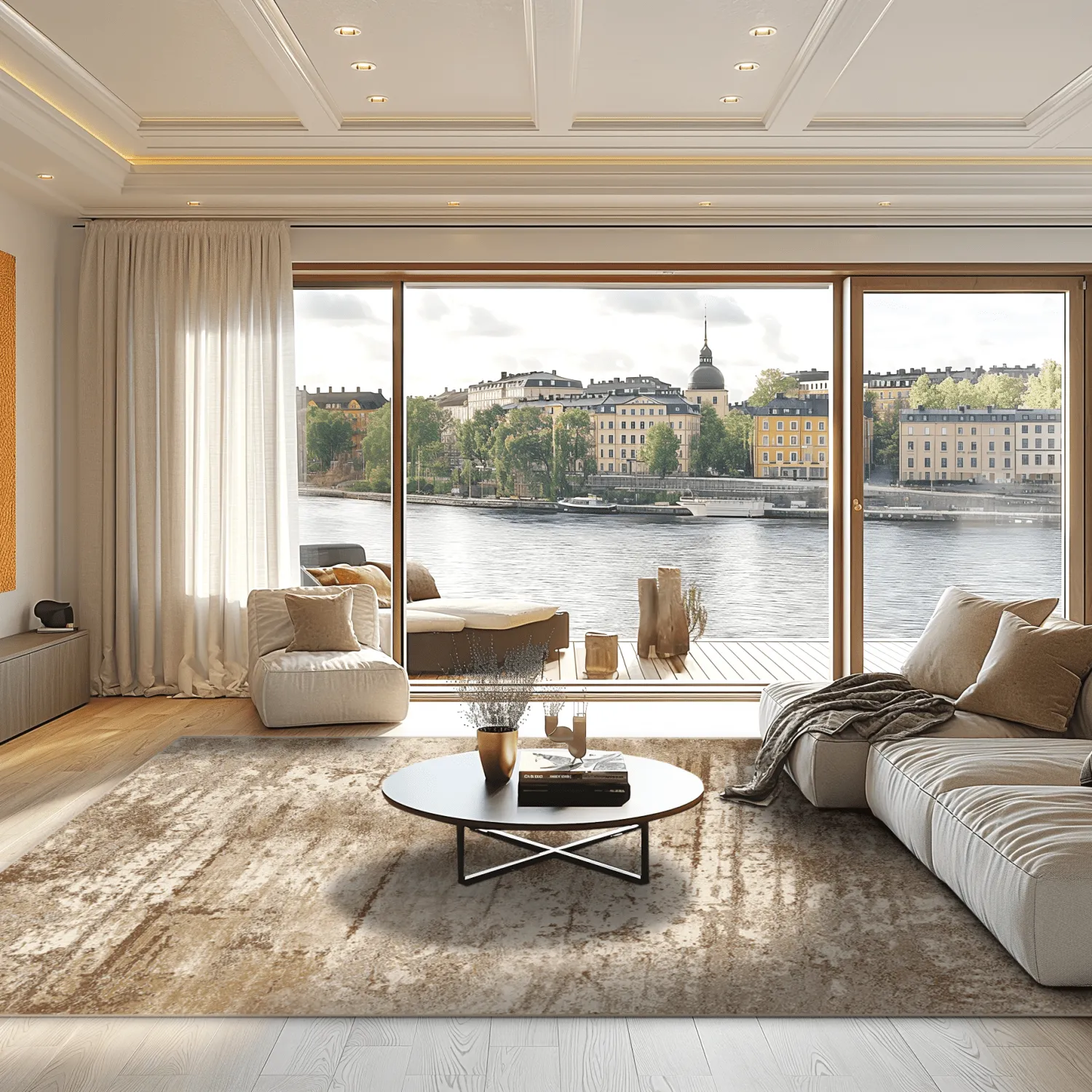 Alfombra Wilton - Kebira (beige)