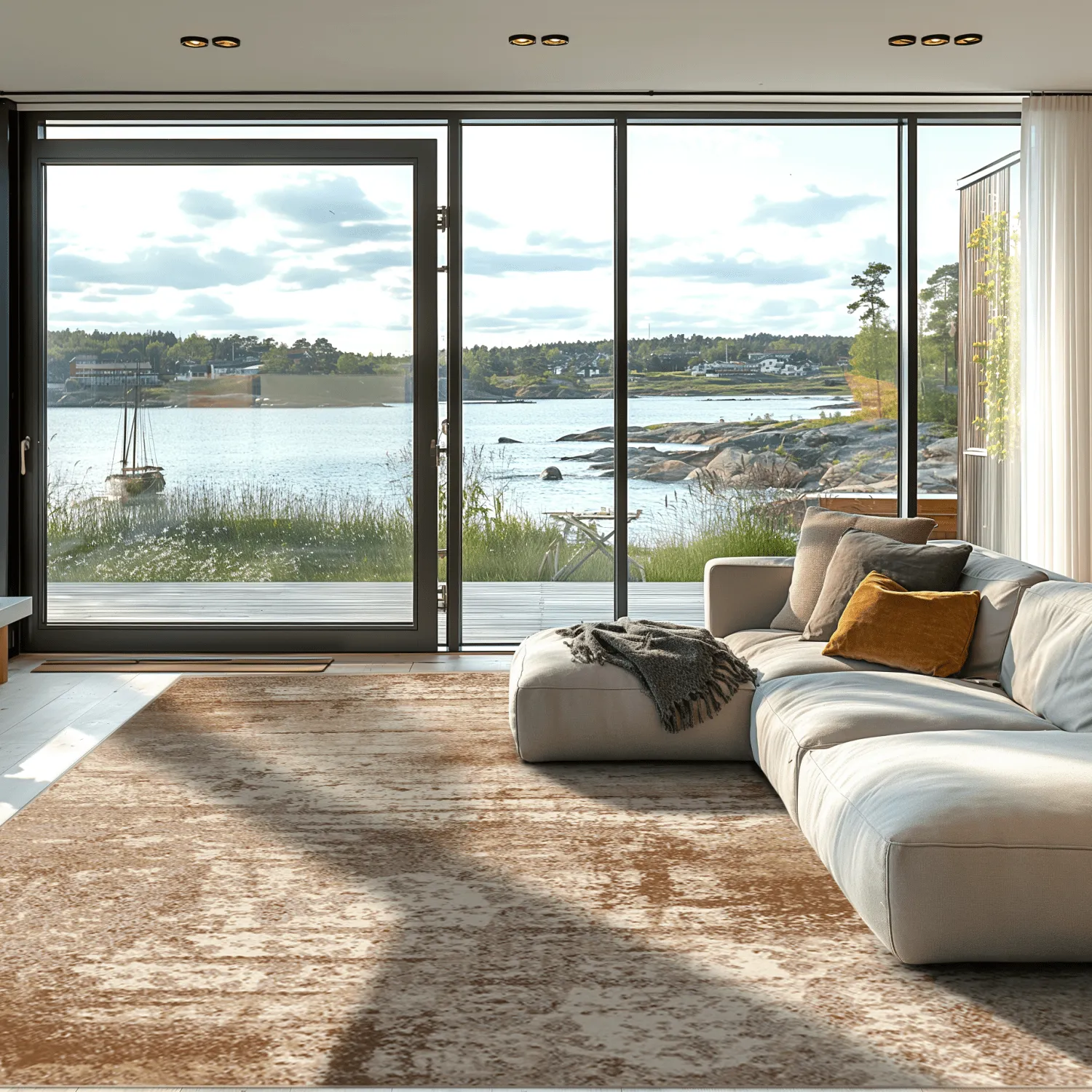 Alfombra Wilton - Kebira (beige)