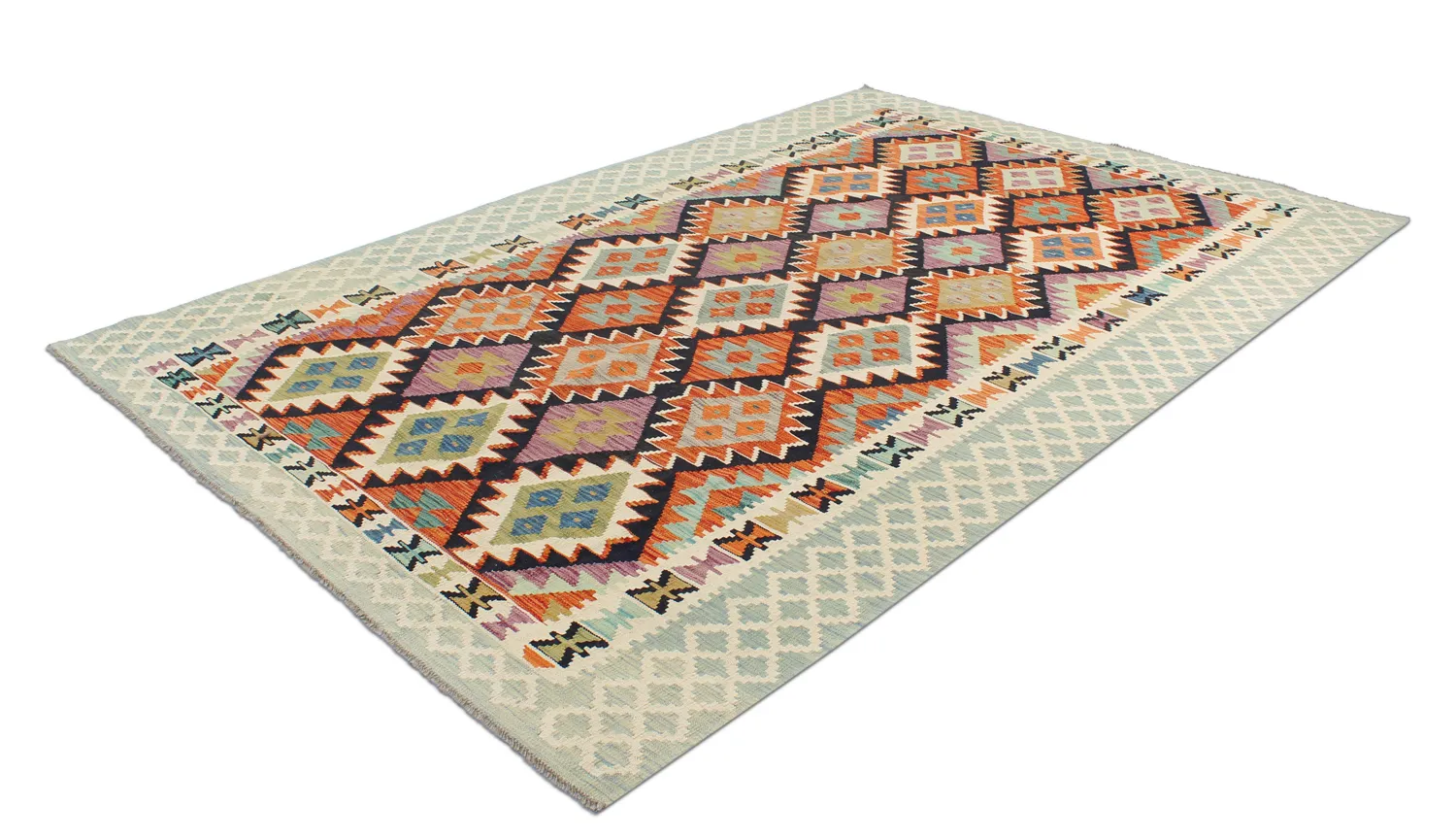 Alfombra kilim oriental 299 x 199 cm