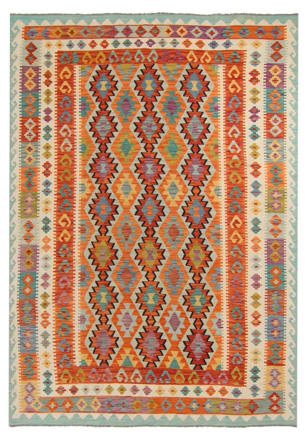 Alfombra kilim oriental 296 x 208 cm