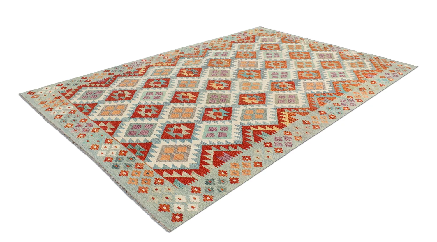 Alfombra kilim oriental 297 x 200 cm