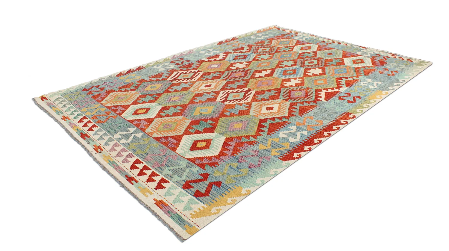 Alfombra kilim oriental 297 x 199 cm