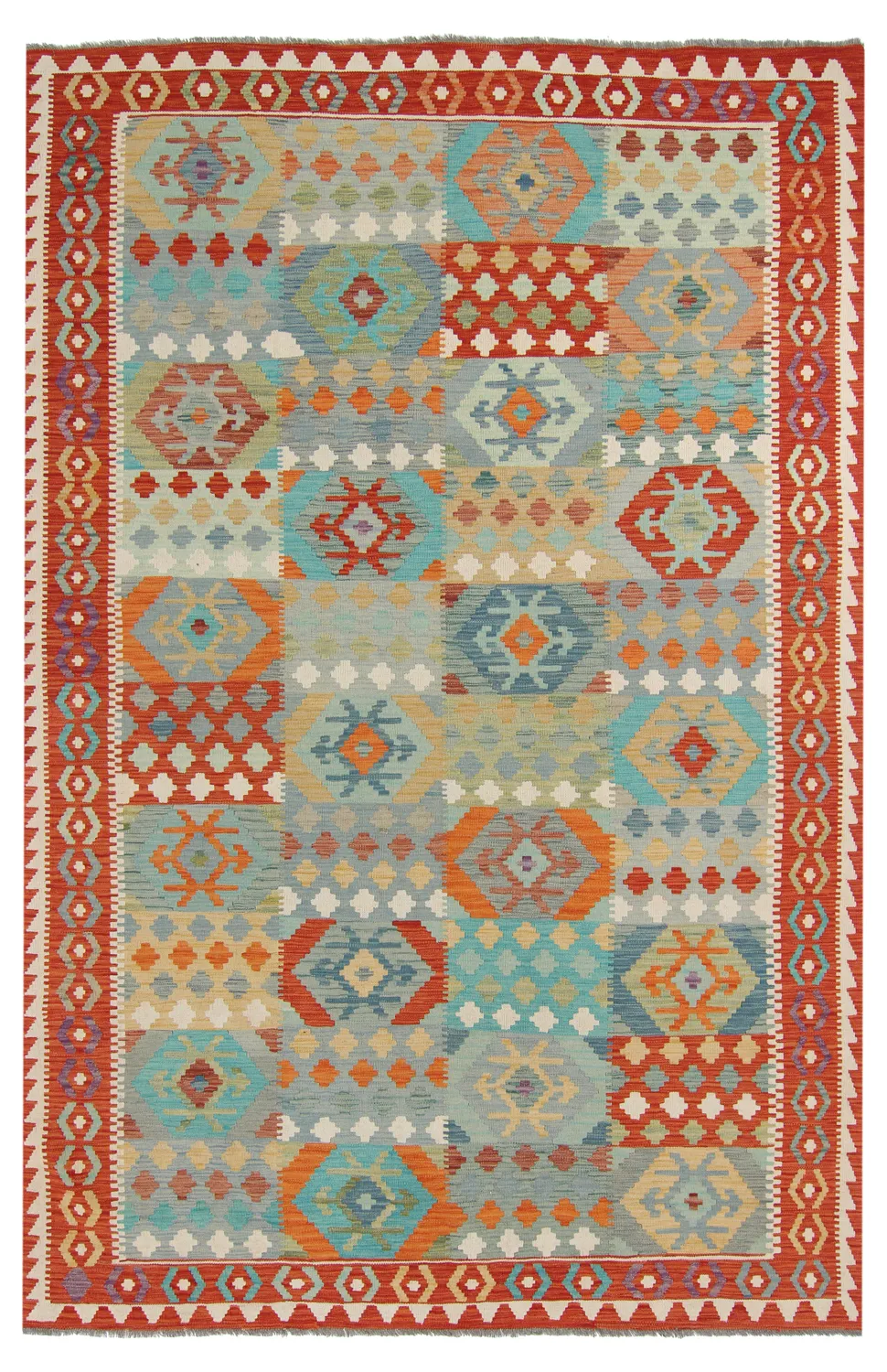 Alfombra kilim oriental 298 x 203 cm