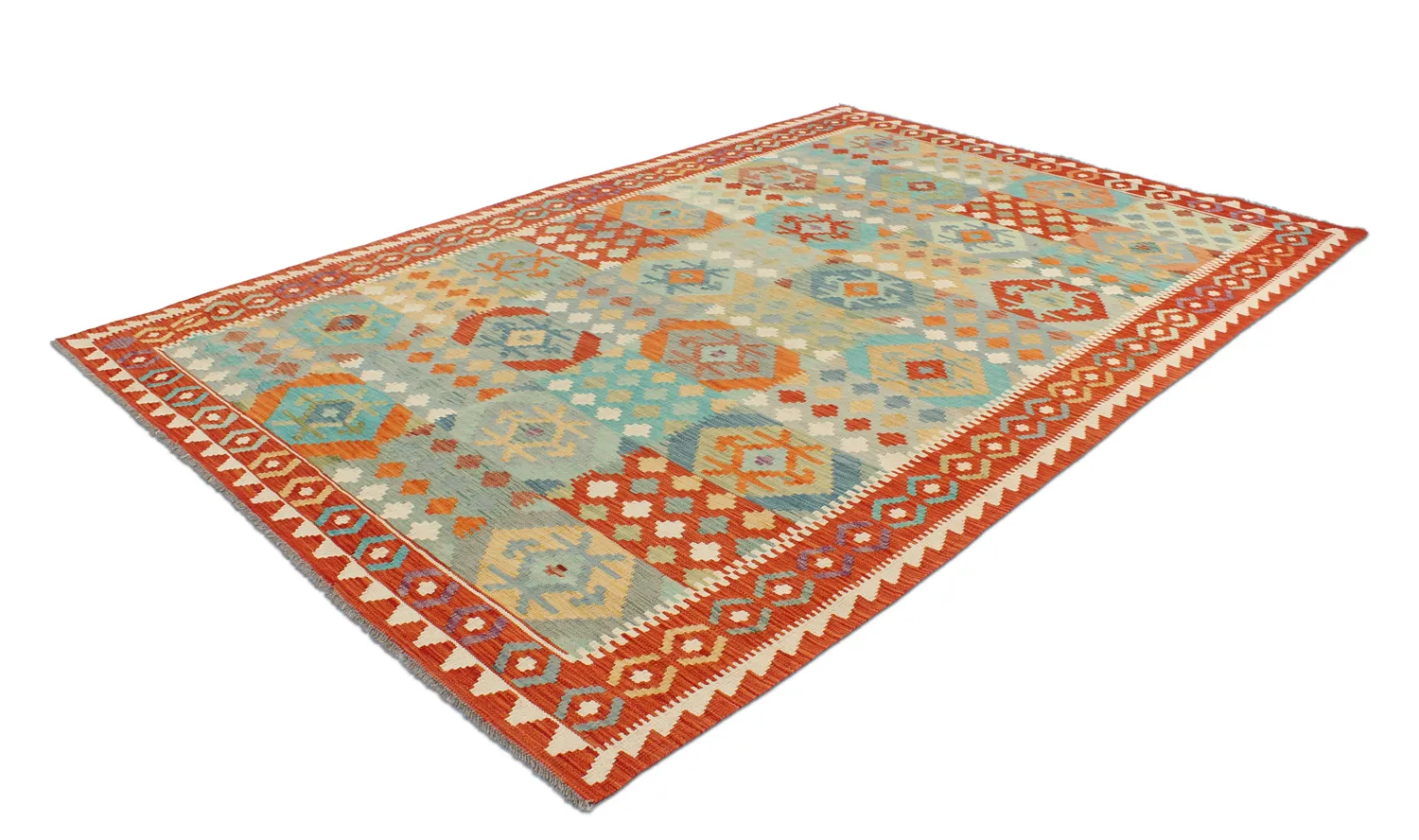 Alfombra kilim oriental 298 x 203 cm