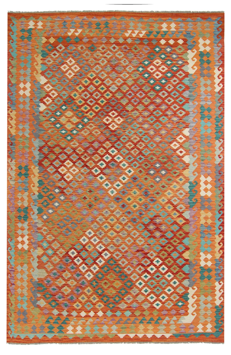 Alfombra kilim oriental 292 x 200 cm