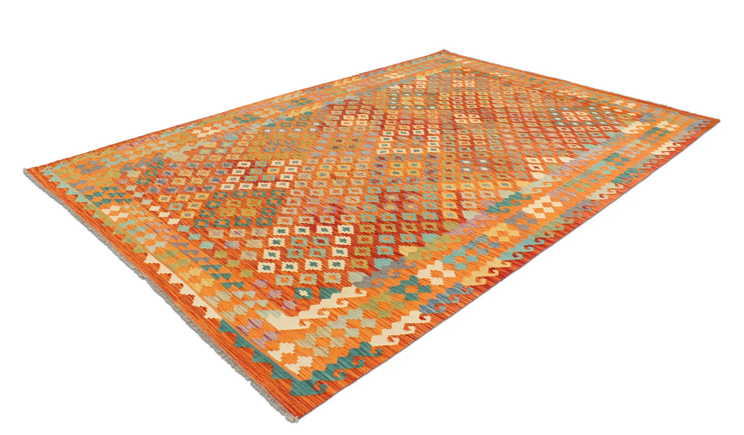 Alfombra kilim oriental 292 x 200 cm