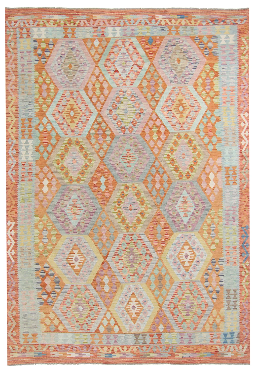 Alfombra kilim oriental 304 x 208 cm